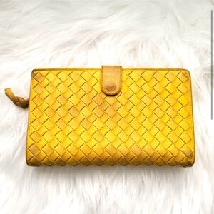 BOTTEGA VENETA Long Wallet Bioford Intrecciato Leather